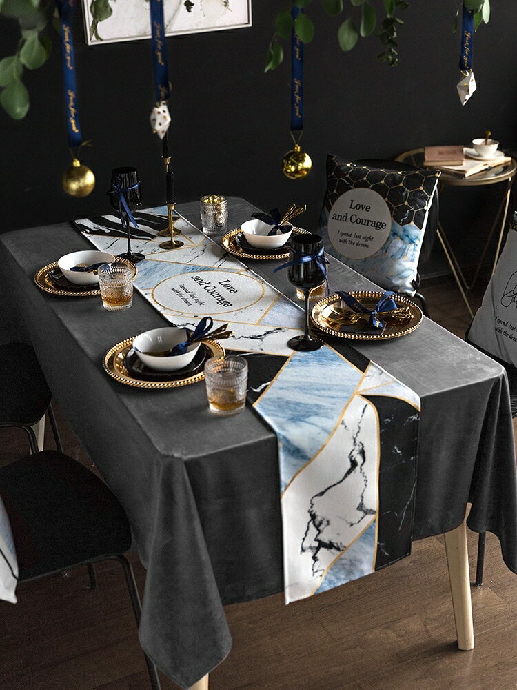 ✤宜家✤時尚可愛空間餐桌布 茶几布 隔熱墊 鍋墊 杯墊 餐桌巾桌旗 623 (30*160cm)