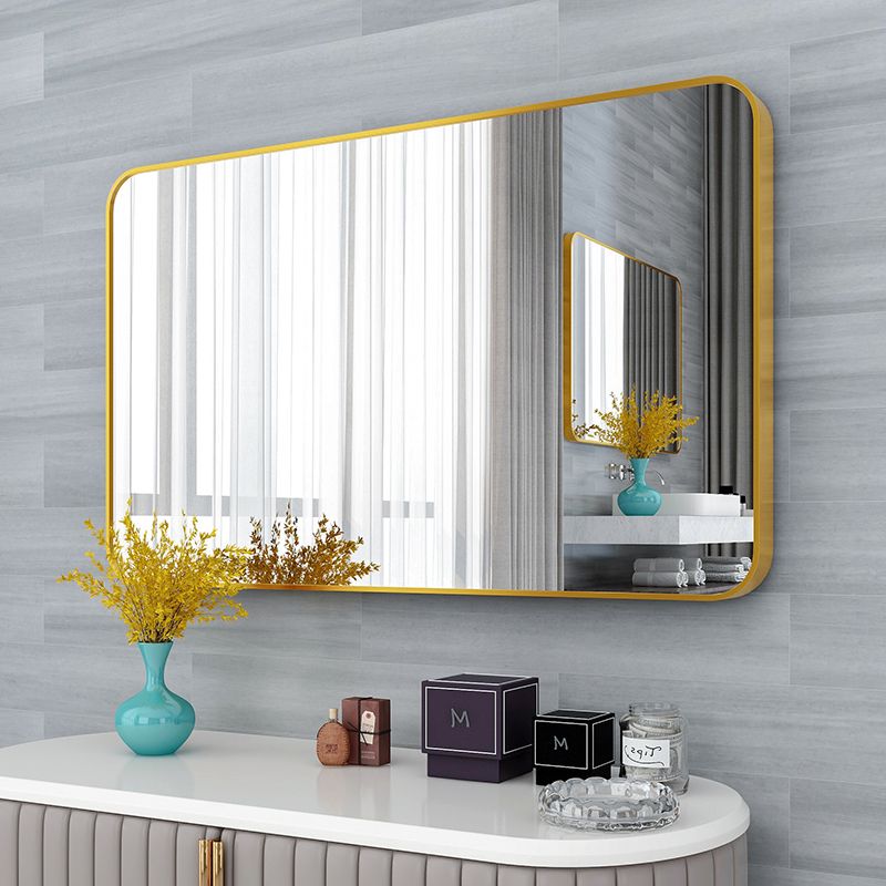 【限時優惠】浴室鏡衛生間鏡子洗手間貼墻家用免打孔自粘ins墻面壁掛化妝鏡