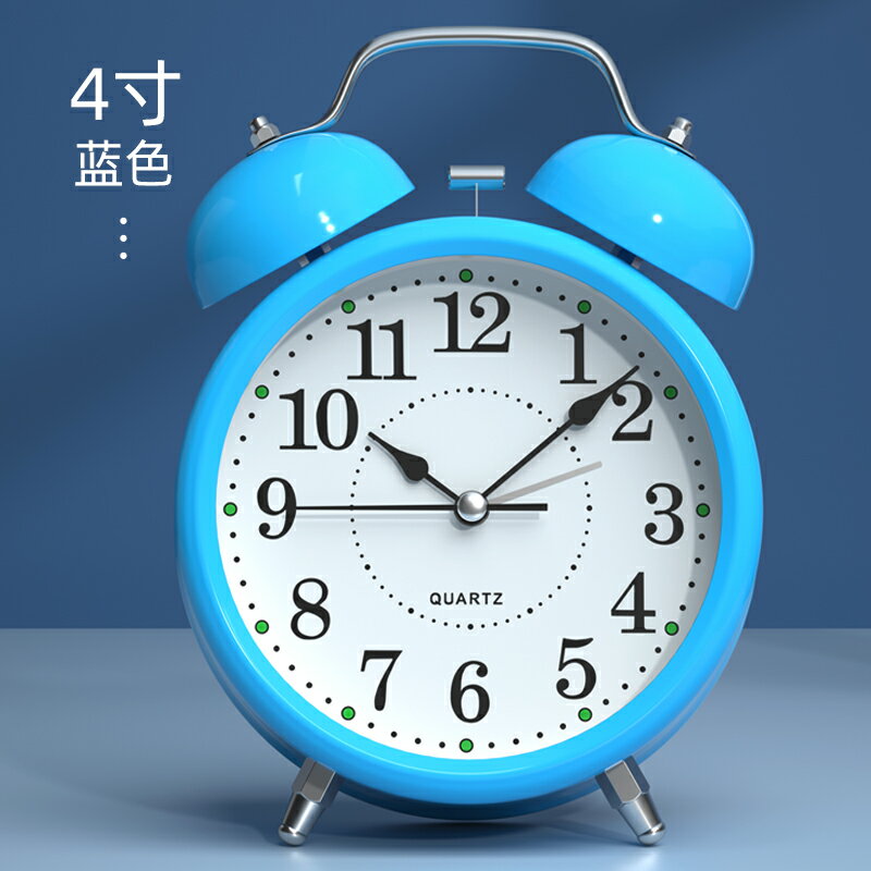 桌面鬧鐘 鬧鐘學生專用起床神器2021新款床頭小鬧鈴兒童鐘男孩女孩用夜光表【MJ20027】