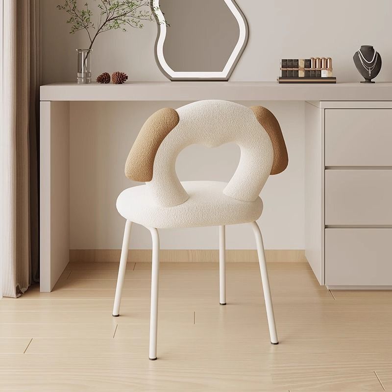 現貨下殺！【免運】 化妝凳 梳妝椅 旺財梳妝凳狗狗化妝凳子臥室梳妝矮凳現代小戶型家用梳妝凳子八折下殺 打骨折 可開發票 加客服賴享受巨額減免金牌保障