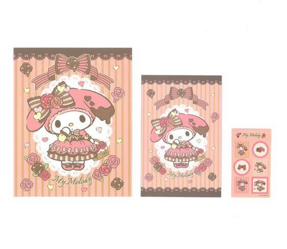 【震撼精品百貨】My Melody 美樂蒂~日本SANRIO三麗鷗 美樂蒂信紙組-玫瑰*04162