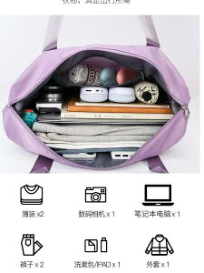 旅行包女短途行李收納袋大容量手提包輕便孕婦待產包防水帶輪子包