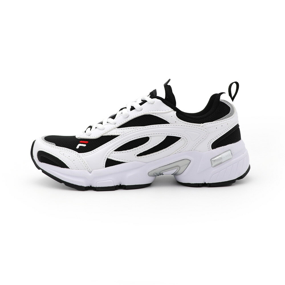 【全館滿額折】 FILA TAURUS v3 LITE 黑白 休閒 皮革 慢跑 運動鞋 女款 J2986【新竹皇家4-J036Z-120】