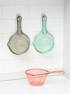 家用廚房水瓢加厚塑料水勺洗澡舀水勺水漂舀子長柄創意洗頭水勺子