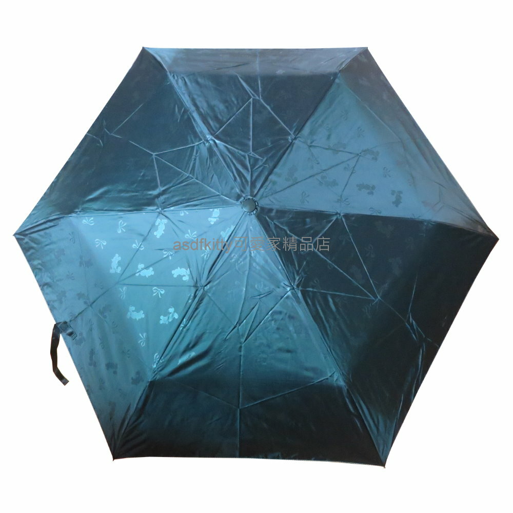 asdfkitty*米奇黑色折傘/雨傘/摺疊傘/洋傘-附收納袋-日本正版商品