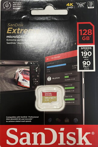 SanDisk 128GB 128G microSD【190MB/s Extreme】microSDXC micro SD SDXC 4K U3 A2手機記憶卡 2