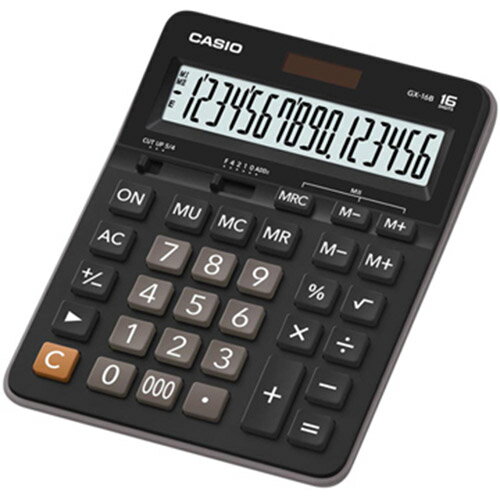 免運 特價商品本月精選 滿額再折【史代新文具】卡西歐CASIO GX-16B桌上型計算機