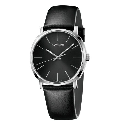 送禮首選★Calvin Klein CK紳士簡約三針皮帶腕錶(K8Q311C1)40mm 附提袋【全館滿額折價★APP下單點數4倍送】線上購買享 實體門市同步服務