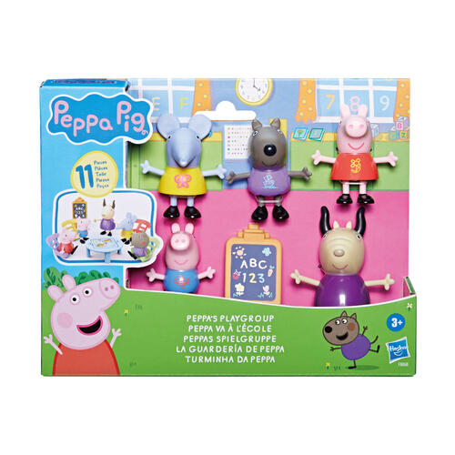 《 HASBRO 孩之寶》Peppa Pig 粉紅豬小妹 佩佩教室遊戲組 東喬精品百貨