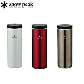 [ Snow Peak ] 隨行保溫瓶 500 / 珍珠白 酒紅 銀 / TW-071R