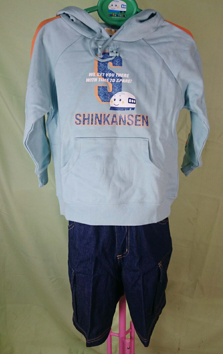 【震撼精品百貨】Shin Kan Sen 新幹線 連帽衣褲 震撼日式精品百貨