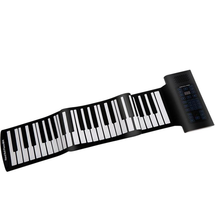 電子琴 美德威 手卷鋼琴88鍵硅膠加厚升級 折疊琴藍芽升級版 快速出貨