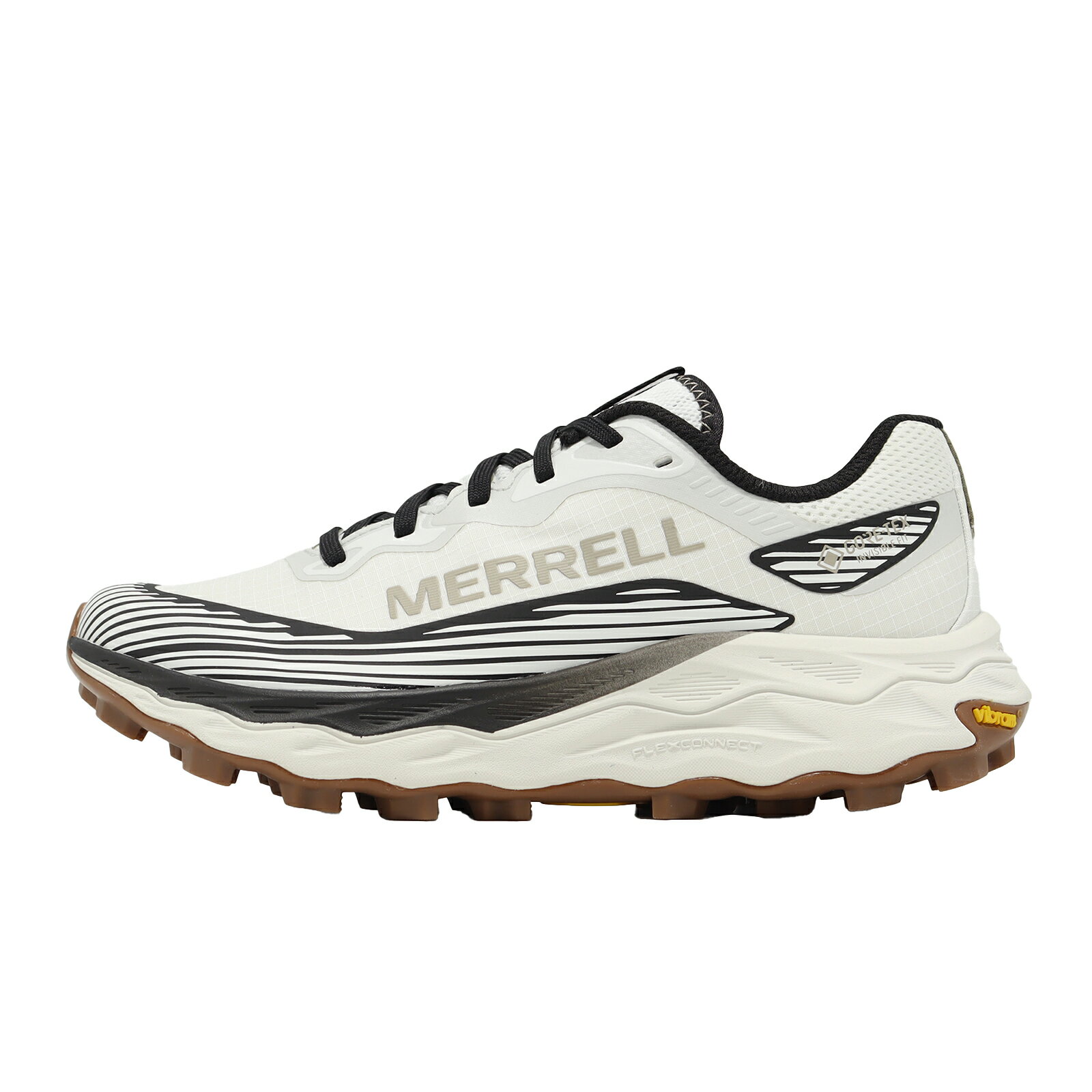 Merrell 越野跑鞋 Agility Peak 6 GTX 女鞋 米 防水 戶外 黃金大底 ML00005566