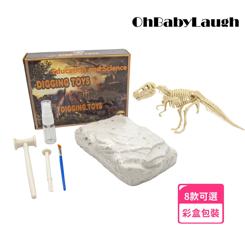 【OhBabyLaugh】挖掘考古玩具-拼接恐龍