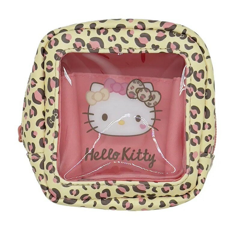 【震撼精品百貨】凱蒂貓_Hello Kitty~日本SANRIO三麗鷗 KITTY化妝包 收納包-豹紋*87025