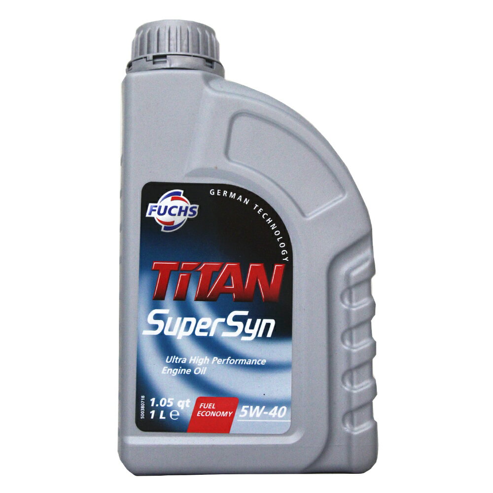 FUCHS TITAN SuperSyn 5W40 福斯 全合成機油【APP下單最高22%點數回饋】