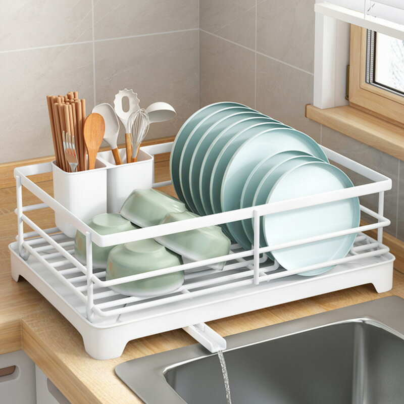 【免運】可開發票 廚房碗碟瀝水架水槽置物架盤子家用臺面放碗盤餐具碗筷收納盒碗架