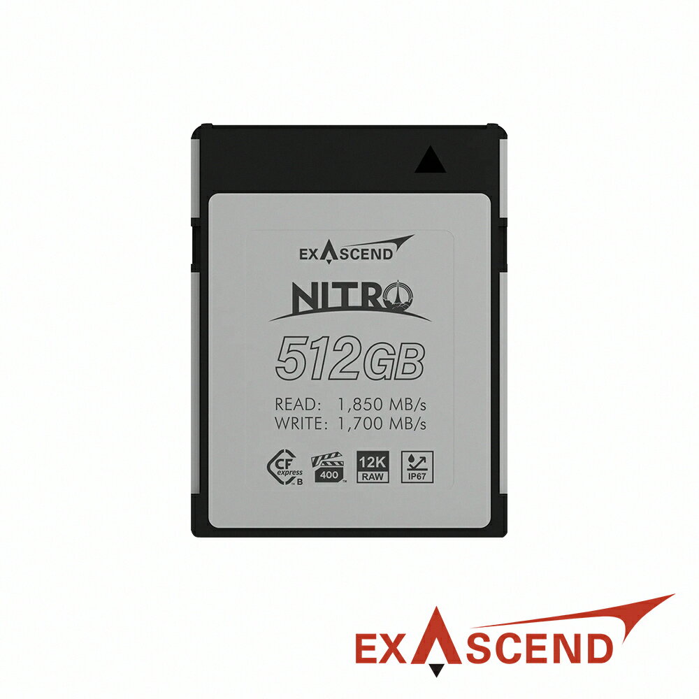 限時★.. Exascend Nitro CFexpress Type B 高速記憶卡 512GB 公司貨【夏日限時 全館點數5倍送】