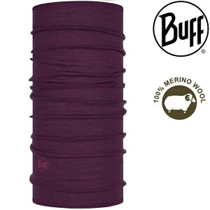 Buff 舒適條紋-美麗諾羊毛頭巾 117819-609 葡萄紫