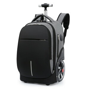 背包 2021新款旅游行李包帶拉桿攝影拉桿箱大輪背包運動男雙肩包旅行箱 交換禮物