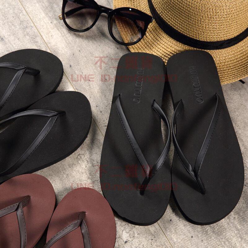 人字拖 情侶人字拖鞋 男女夏防滑平底時尚涼拖鞋 外穿沙灘鞋【不二雜貨】
