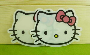 【震撼精品百貨】Hello Kitty 凱蒂貓 杯墊-臉造型-粉色蝴蝶結【共1款】 震撼日式精品百貨