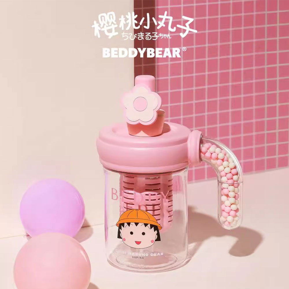 【BEDDY BEAR】 杯具熊 海洋球塑膠咖啡杯 500ml(海洋小丸子)