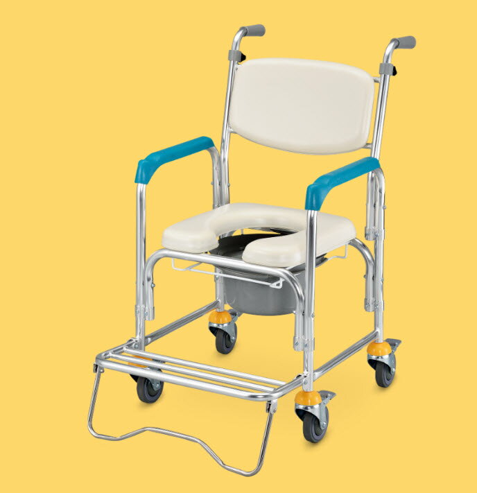附輪洗澡馬桶椅012B 介護舒適型