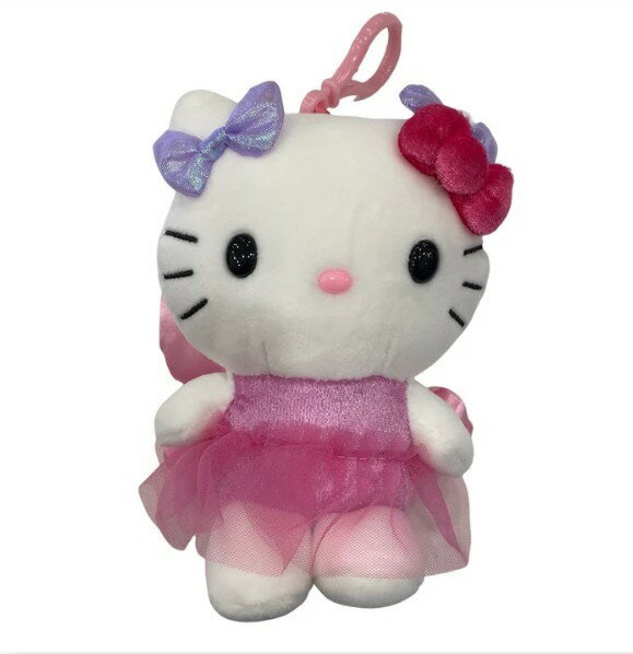 【震撼精品百貨】Hello Kitty 凱蒂貓~日本SANRIO三麗鷗 KITTY絨毛玩偶吊飾-蝴蝶*17003