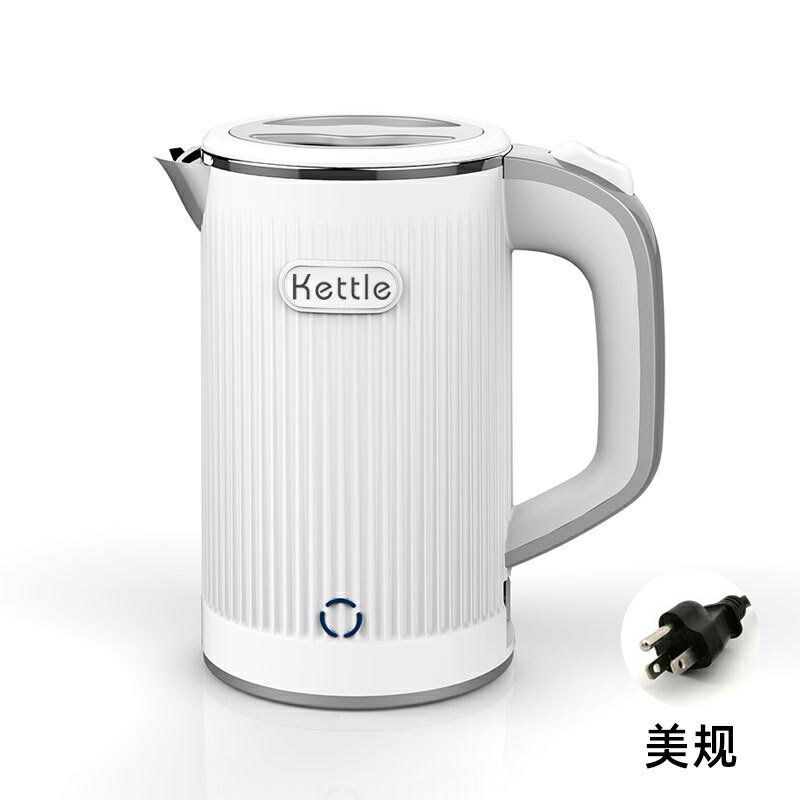 110v電燒水壺日本美規臺灣不銹鋼旅行便攜出口小家電養生壺煮茶器
