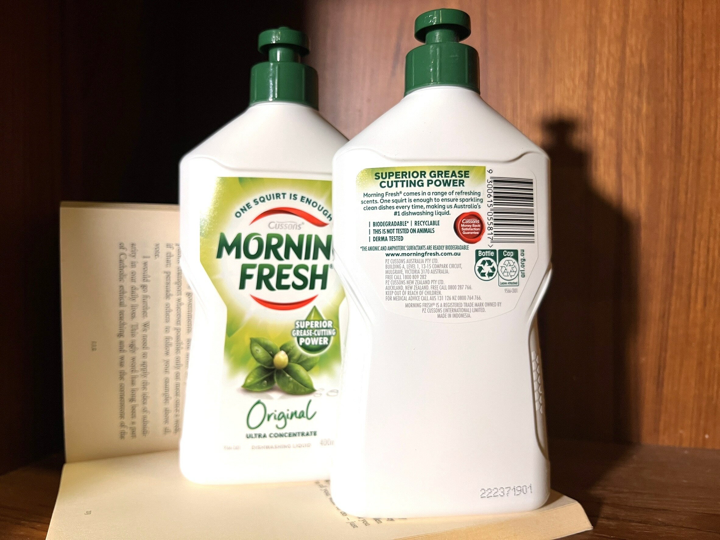 【Morning Fresh】魔力芬超濃縮 (原味) 洗碗精 400ml｜滿額領券再折⚡專櫃保養彩妝 品牌香氛 1