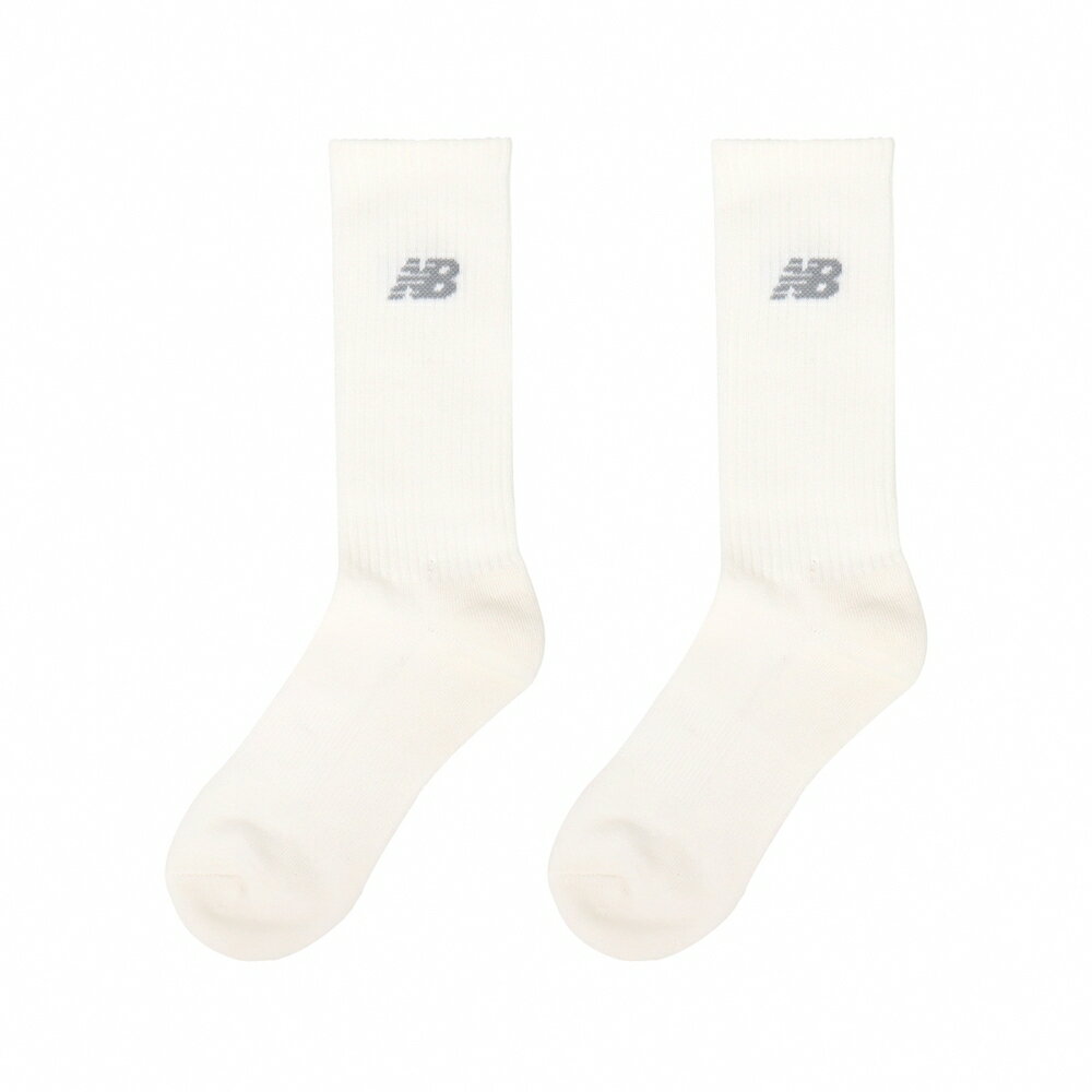 【全館滿額折】New Balance 米白 運動 休閒 長襪 男女款 H8577 【新竹皇家 LAS33861SST】