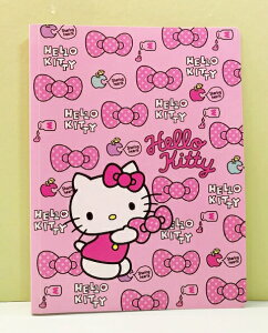 【震撼精品百貨】Hello Kitty 凱蒂貓 三麗鷗 KITTY 日本A4穿孔文件夾/板-蝴蝶結#06813 震撼日式精品百貨