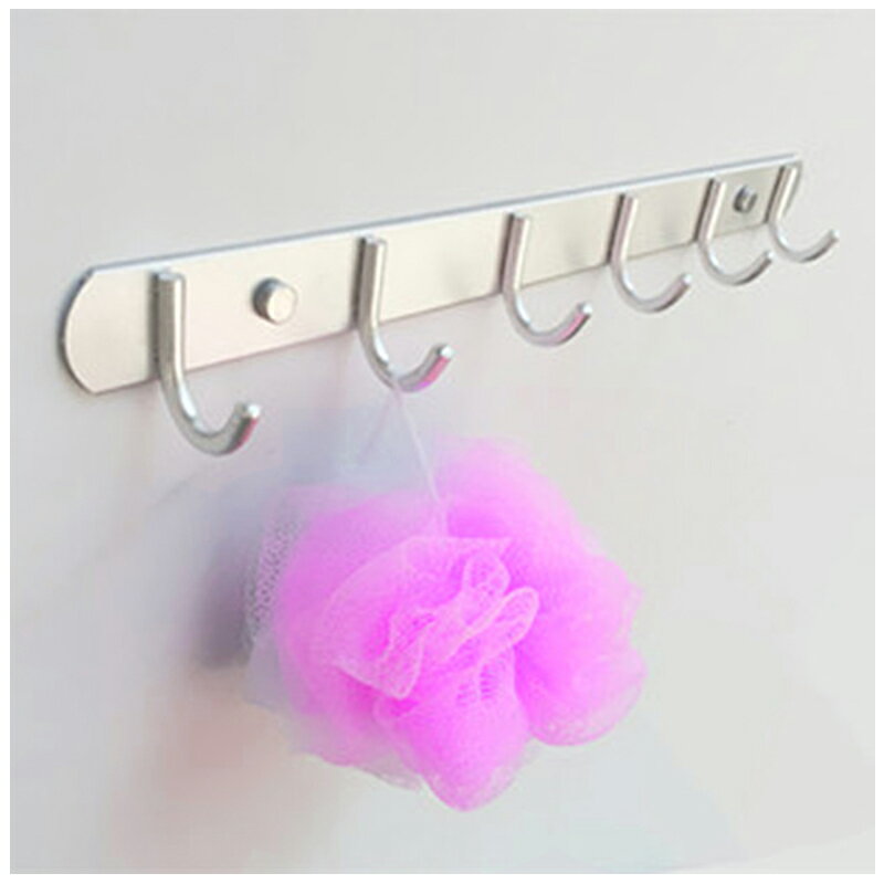 太空鋁衣鉤掛鉤 廚房衣服雙用掛鉤毛巾鋁排勾 實心加厚掛衣勾包郵 2