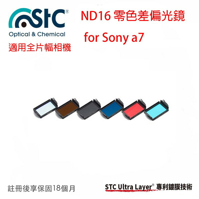 【eYe攝影】STC IR-CUT ND16 Clip Filter 內置型零色偏 ND16減光鏡 Sony a7