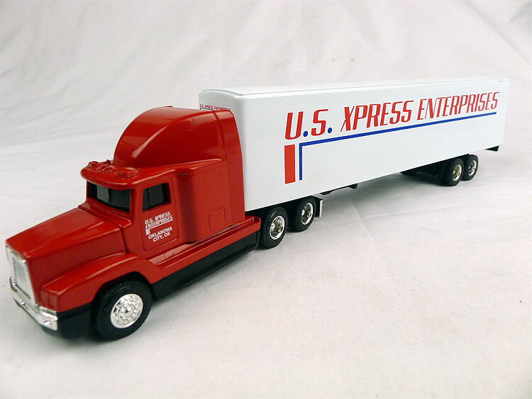 Freightliner U.S. Express福萊納集裝箱貨柜運輸車模型ERTL 1:64