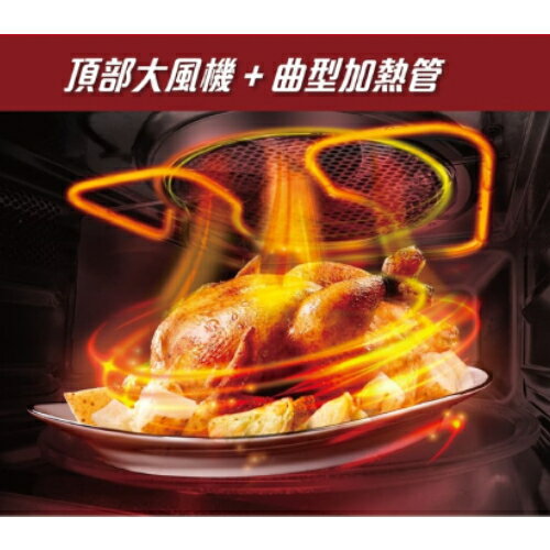 SAMPO 聲寶 27L 空氣炸烘烤微波爐 RE-J275TGS【愛買】 3