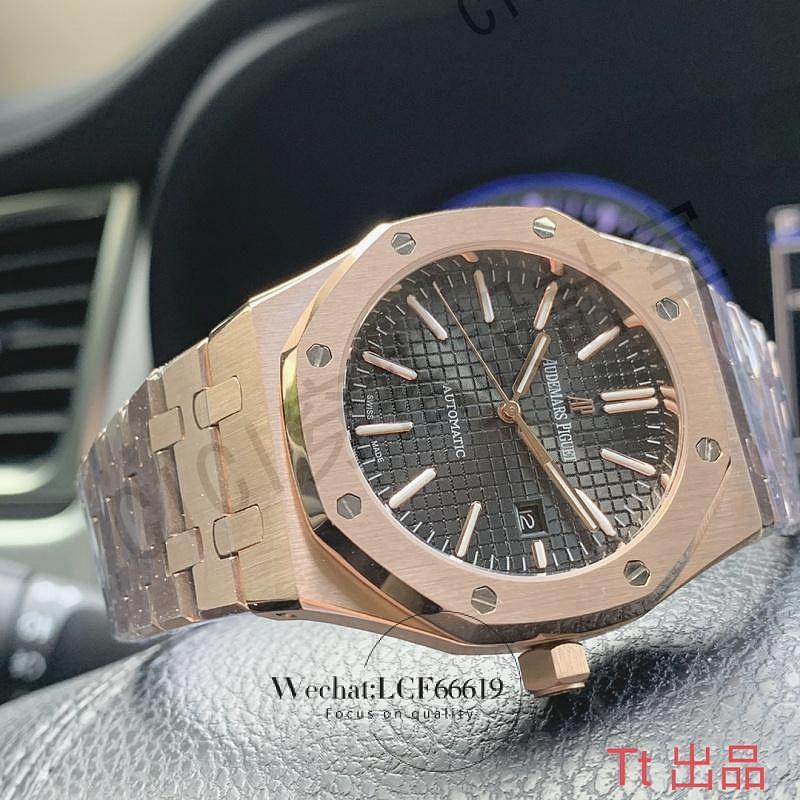 時尚魅力，商務休閒男士41mm黑色錶盤自動手錶，高級豪華日期顯示男士自動機械手錶【亞德機械五金家居】 2