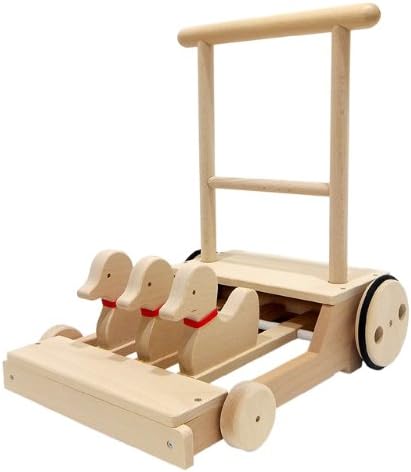 免運可刷卡 日本公司貨 KOIDE 日本製 木製手推車 兒童 幼童 學步 推推樂 鴨子 助步車 推車