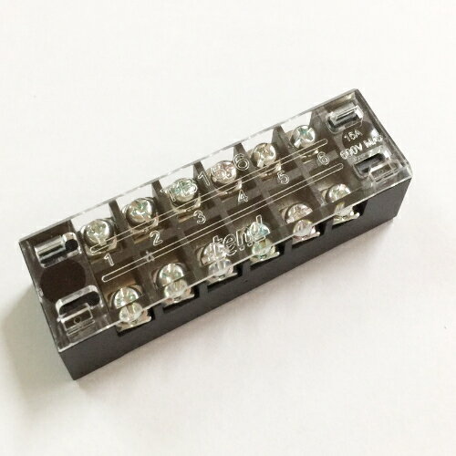 TB-15-6  600V / 15A   6*2P  tend(天得)固定式端子盤 / 配線盤(2個/包含稅) 【佑齊企業 iCmore】