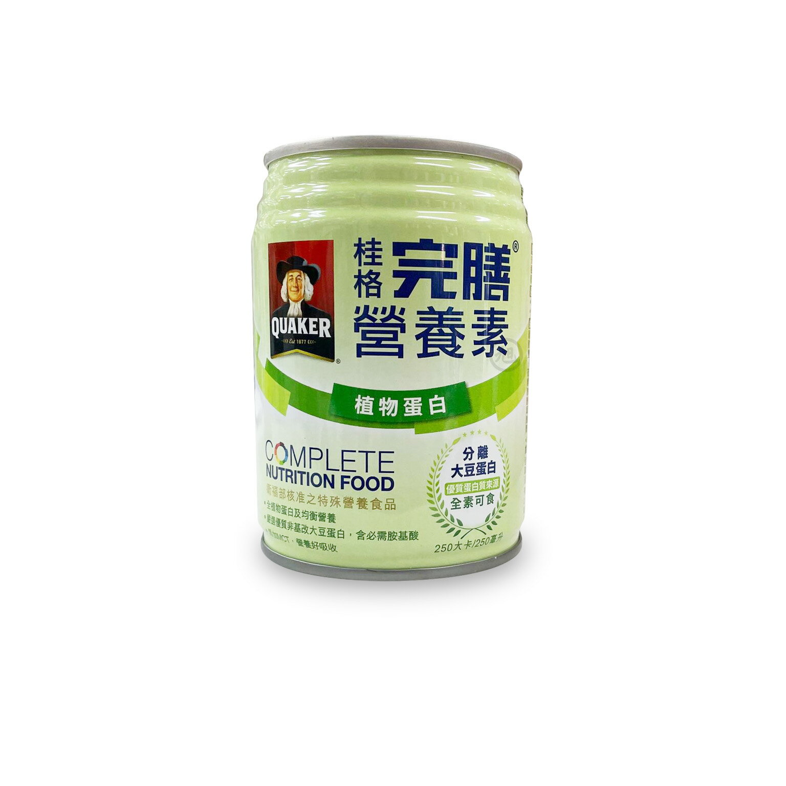 【桂格】完膳營養素 植物蛋白 250ml*24罐/箱 *健人館*