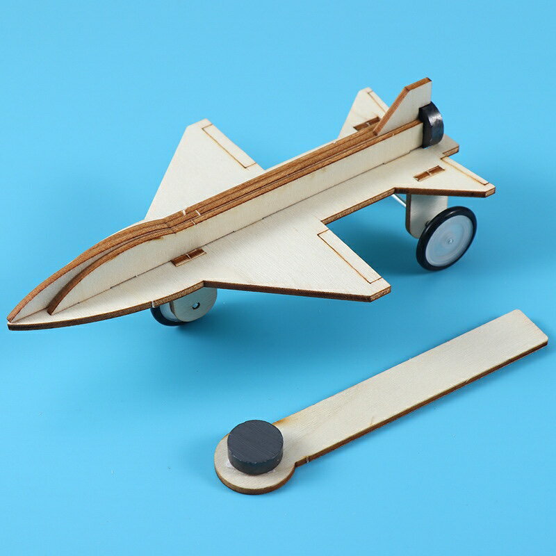 磁力飛機科技小制作發明幼兒園科學實驗手工材料科普器材磁鐵玩具