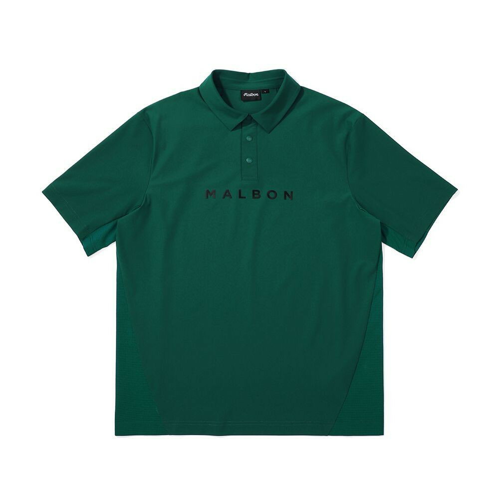 【夏季速乾涼感】MALBON 韓國高爾夫球服 男款拼接POLO衫 透氣短袖T恤 運動休閒上衣 高爾夫類服飾
