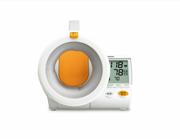【富康世界】OMRON歐姆龍 全自動隧道式電子血壓計 HEM-1000 (免綁壓脈帶/自動導正姿勢/內附變壓器/公司貨)