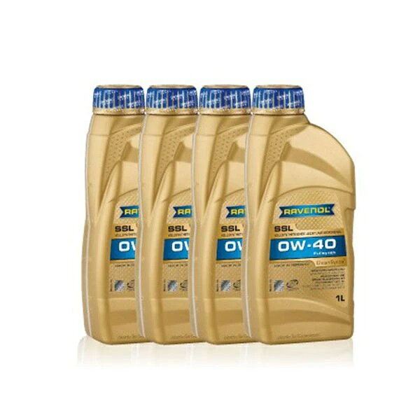 RAVENOL漢諾威 SSL 0W-40全合成長壽機油-買套餐4入贈機油精1罐