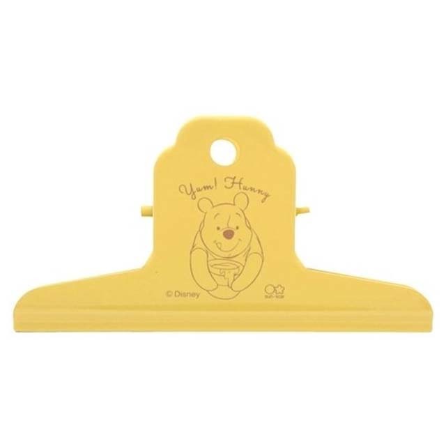 【震撼精品百貨】小熊維尼 Winnie the Pooh ~日本迪士尼 小熊維尼鐵製山形夾(黃蜂蜜款)*67088