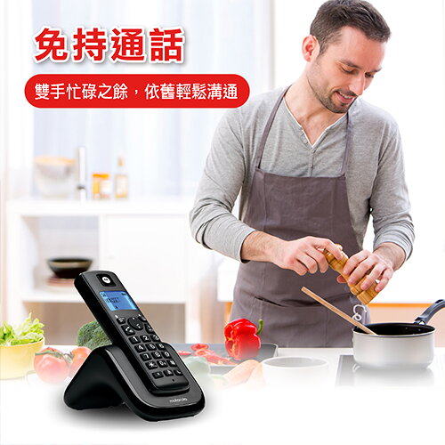 Motorola 大音量DECT無線單機 T201+【愛買】 6