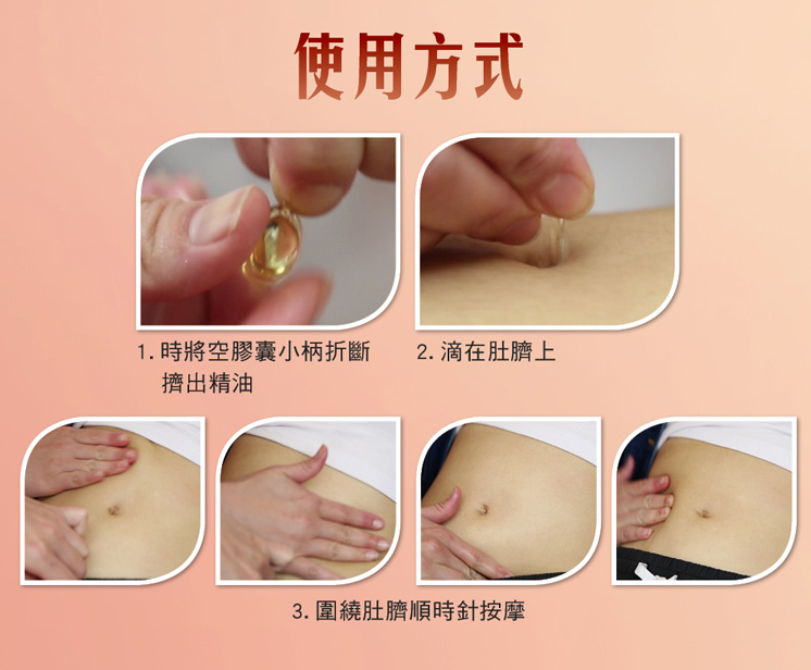 【康華中醫】漢方祛濕循環小腰精油 按摩精油 瘦腰 漢方小妖精精油膠囊 6