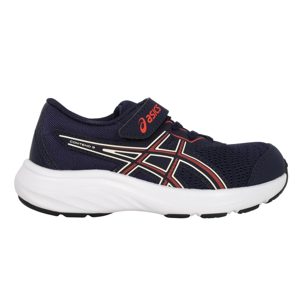 ASICS CONTEND 9 PS 男女中童運動鞋(魔鬼氈 訓練 運動「1014A338-407」≡排汗專家≡