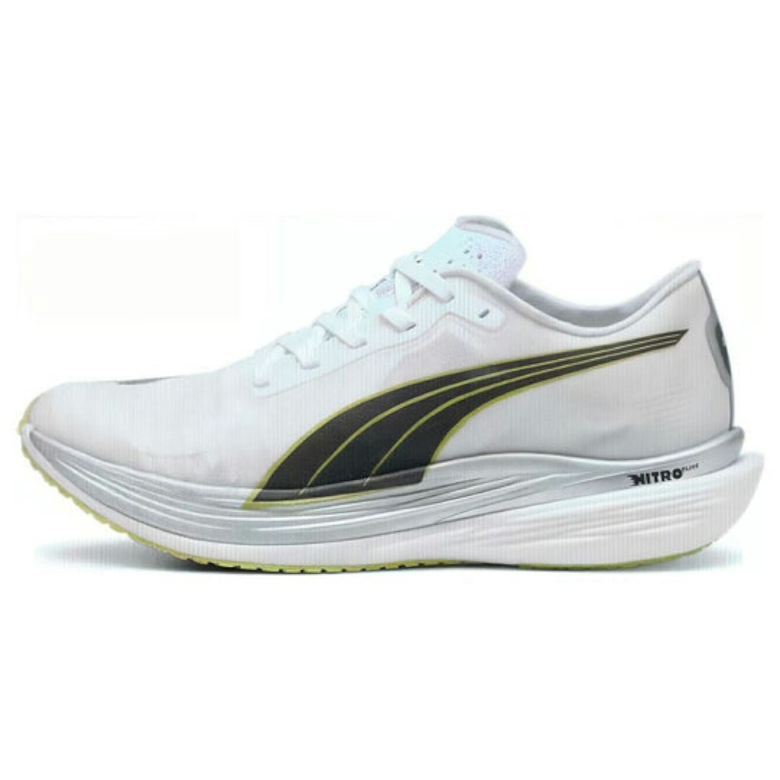 Puma 競速跑鞋 Deviate Nitro Elite 2 男鞋 白 黑 Fireglow 碳板 輕量